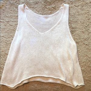 Brandy Melville knit crop top
